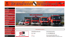 Desktop Screenshot of brandweerwillebroek.be